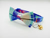 Hand Made Scarf Bow Style Cat Kitten Neck Collar With Golden Bell