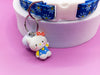 Cat Kitten Adjustable Neck Collar with kitty Pendant White Bell