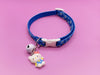Cat Kitten Adjustable Neck Collar with kitty Pendant White Bell