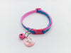 Adjustable Kitten Cat Paw Pattern Neck Collar with Beautiful Kity Pendant