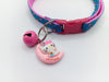 Adjustable Kitten Cat Paw Pattern Neck Collar with Beautiful Kity Pendant