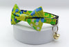 Golden Bell Collar Hand Made Scarf Cat Kitten Neck Bow Style