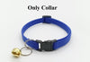 Pet Cat Kitten Leash Adjustable Neck Collar with Golden Bell
