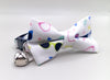 Glasses Pattern Cat Pet Kitten Hand Made Fabric Bow, Scarf Neck Collar with Bell