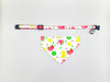 Fruit Pattern Cat Pet Kitten Hand Made Fabric Bow, Scarf Neck Collar with Bell