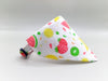 Fruit Pattern Cat Pet Kitten Hand Made Fabric Bow, Scarf Neck Collar with Bell