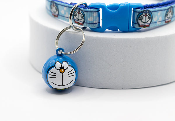 Cat Kitten Doraemon Cartoon Bell with Adjustable Neck Collar