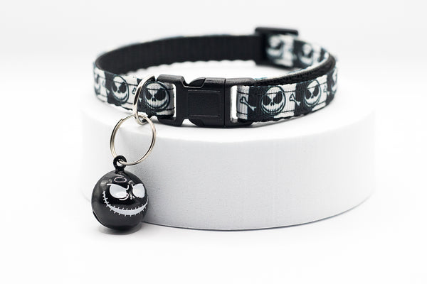 Cat Kitten Skellington Cartoon Bell with Adjustable Neck Collar