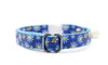 Premium Quality Nylon Pet Cat Kitten Neck Collar with kitty Pendant White Bell