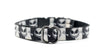 Premium Quality Nylon Neck Collar For Cat Kitten Black Skellington Cartoon Bell