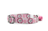 Kitten Pet Neck Collar Cat Face Pendant Premium Quality Nylon with Bell