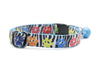 Paw Pattern Premium Quality Nylon Cat Kitten Neck Collar With Regular Bell