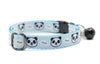 Cat Kitten Pet Neck Collar Panda Face Pendant Premium Quality Nylon with Bell