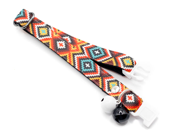 Premium Quality Nylon Cat Kitten Pet Neck Collar with Double Bell