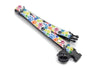 Cat Kitten Pet Premium Quality Nylon Neck Collar Paw Print with Big Bell
