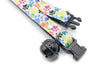 Cat Kitten Pet Premium Quality Nylon Neck Collar Paw Print with Big Bell