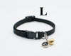 Cat Kitten Neck Collar with Bell and Alphabet Pendant