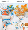 Pet Cat Dog Puppy Nylon Mesh Elephant and Duck Face Harness with Leash Strap