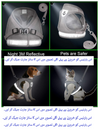 Mesh Harness with Leash Strap Pet Cat Dog Puppy Reflective Nylon