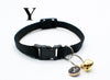 Cat Kitten Neck Collar with Bell and Alphabet Pendant