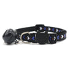 Heart Print Adjustable Pet Cat Kitten Neck Collar With Big Bell