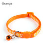 Matching Buckle Pet Cat Paw Neck Collar with Regular Cute Bell
