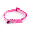 Matching Buckle Pet Cat Paw Neck Collar with Regular Cute Bell