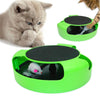 Pet Crazy Training Funny Toy For Cat Mouse Chaser Round Play with Scratch Post