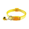 Matching Buckle Pet Cat Paw Neck Collar with Regular Cute Bell